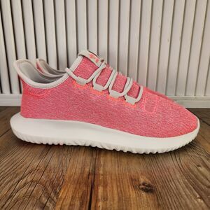 Adidas Tubular Shadow Womens Sz 7.5 Aero Pink Knit Running Sneakers Shoes B22636